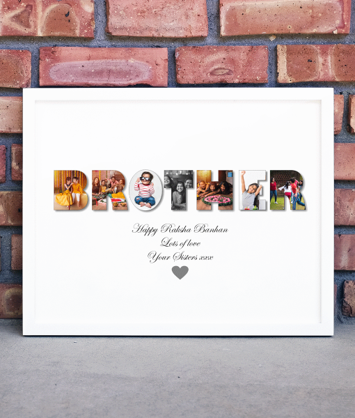 Personalised BROTHER Photo Print Gift Brother