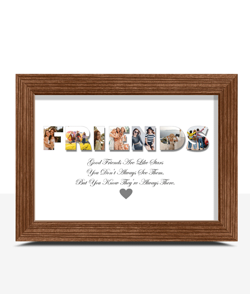 Personalised FRIENDS Photo Print – Friend Photo Frame Gift Gifts For Friends