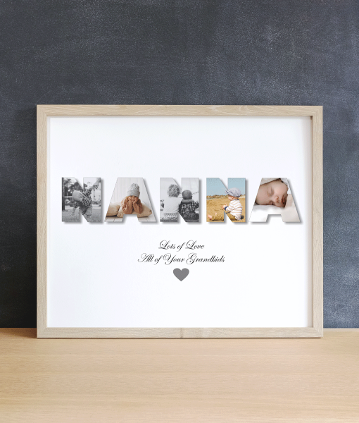 Personalised NANNA Photo Gift Gifts For Grandparents