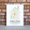 Personalised Housewarming Gift – Home Map Picture Gifts For Couples