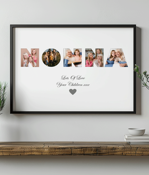 Personalised NONNA Photo Gift Gifts For Grandparents
